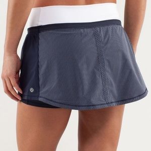 Lululemon Run: Pace SkirtWagon Stripe Inkwell 4